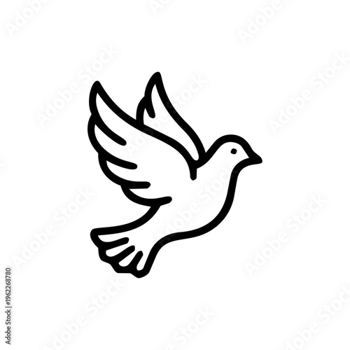 Dove Icon Easter Holy Spirit Christian Symbol