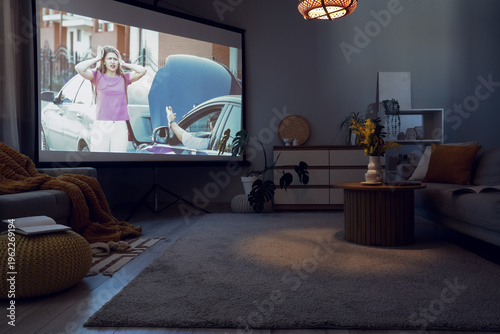 Interior of stylish living ...