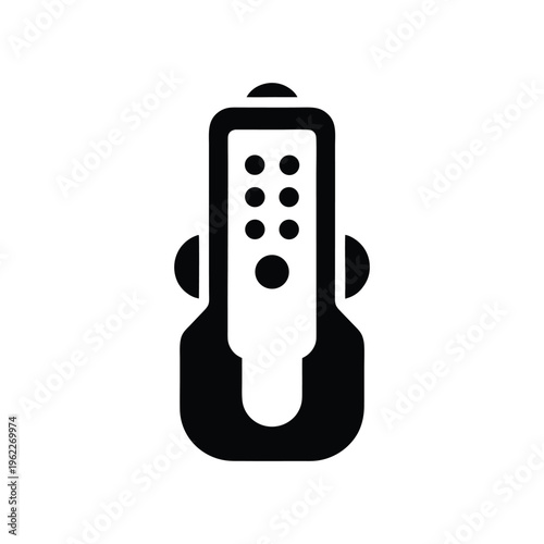 Pill shaped smart door lock with digital keypad for secure residential entrance and modern building automation systems