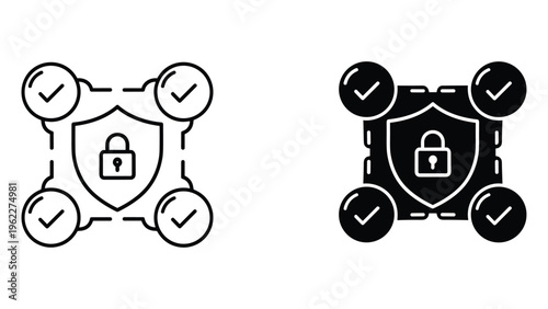 Black and white of a camera with strips stripes analog