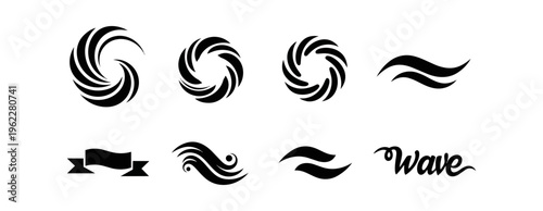 Abstract dark background with bright spots and light effects