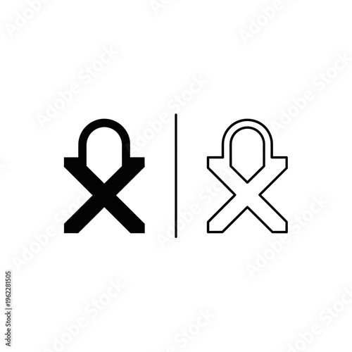 Failed lock icon vector illustration for security error, access denied, and account issues