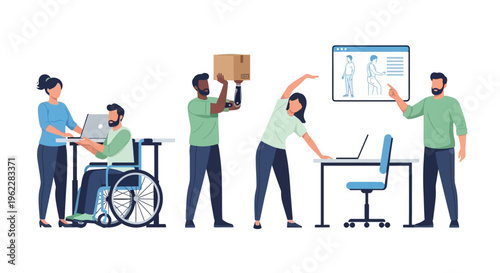 Promoting an Inclusive & Ergonomic Workplace: Diversity, Accessibility, and Employee Well-being