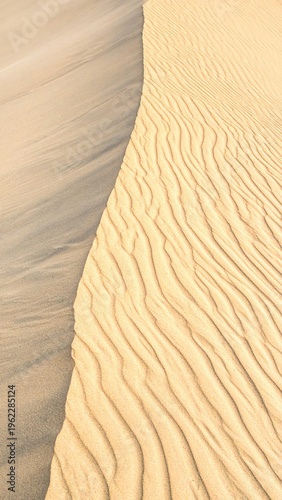  Dunas de arena con patrones ondulados y textura natural en tonos cálidos.
