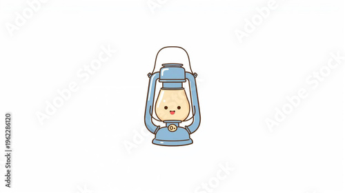 cute lantern lights have eyes