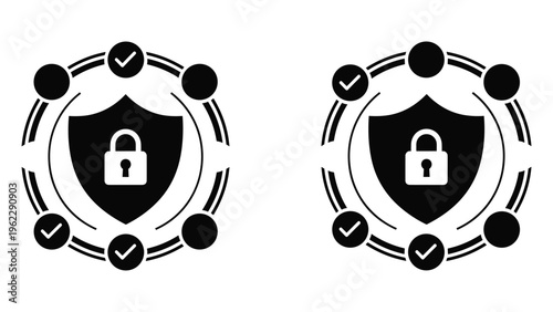 Black and white of two skulls with crossed bones crossbones