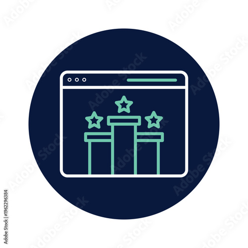 SEO Copywriting vector, pixel perfect, illustrator file 
