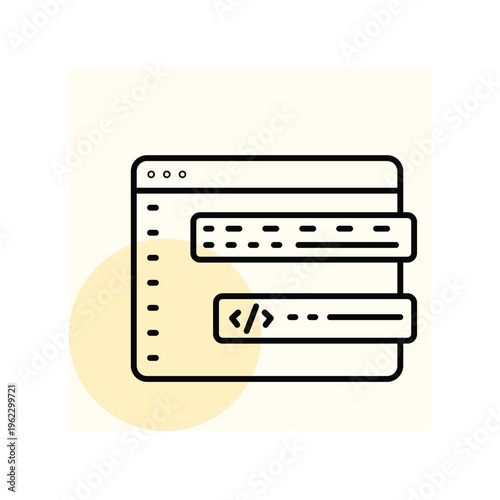 Coding vector, pixel perfect, illustrator file 
