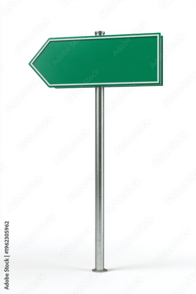 Fototapeta premium Arrow sign with text and arrow shape