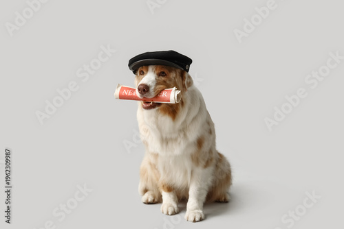 Cute Australian Shepherd do...