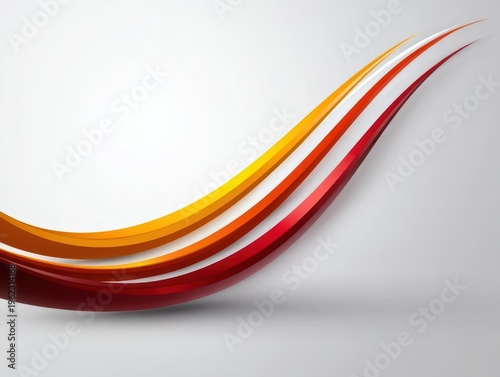 Abstract red orange waves background dynamic abstract background featuring flowing waves in vibrant red and orange hues
