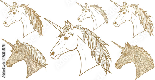 Ears of wheat isolated on a white background featuring a black silhouette design of a wild deer with antlers and nature art 