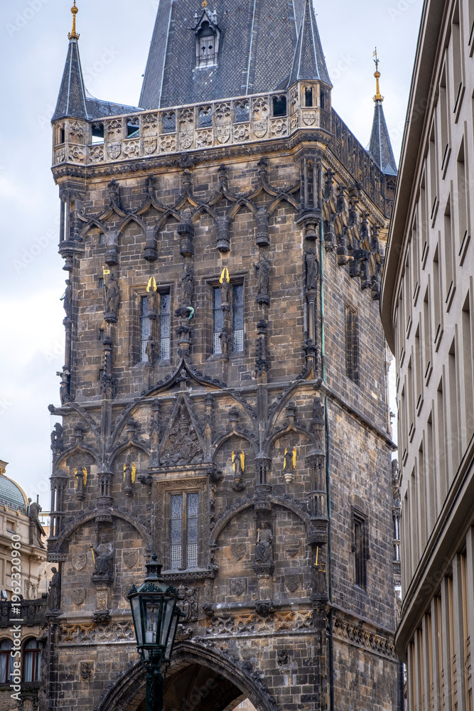 Obraz premium Detail of the ancient medieval 