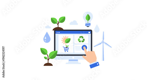 Sustainable Digital Solutions: Eco-Friendly Online Management of Green Technology, Recycling & Renewable Energy