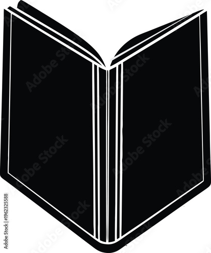 open books silhouette