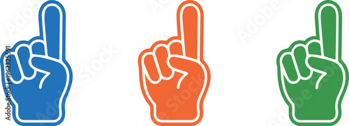 Foam hands for promotion event giveaway