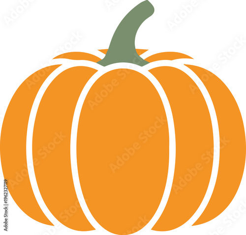 Pumpkin harvest label for food packaging
