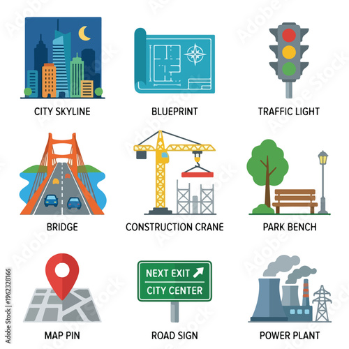 Construction Site Urban Infrastructure.