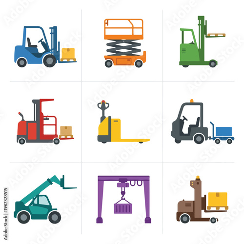 Forklifts and Industrial Lifting Machines.