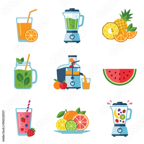 Fresh Fruit and Blended Drinks.