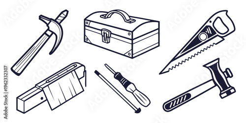 A set of tools for construction and repair