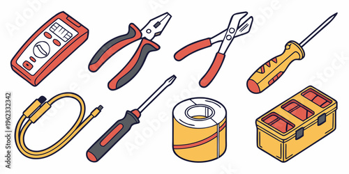 A set of tools for electronics and repair