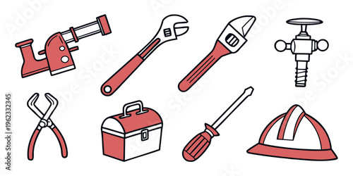 A set of tools for construction and repair