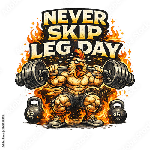 never, skip, leg, day, funny, gym, workout, fitness, training, exercise, squat, deadlift, lunges, leg press, calf raises, strength, muscle, bodybuilding, leg workout, fitness humor, gym humor, meme, f