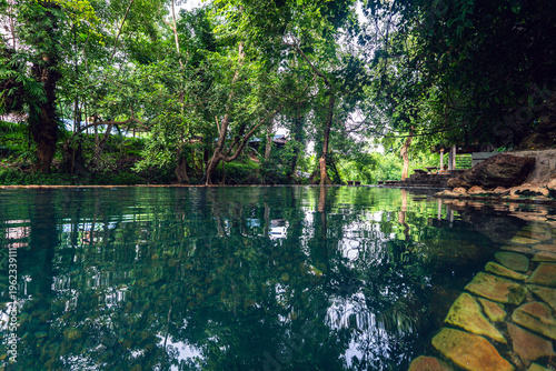 Obraz na płótnie radon pool in Kanchanaburi Province, Thailand