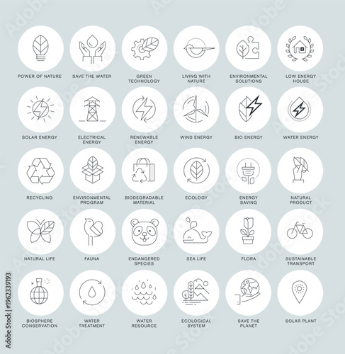 Nature Icons Set