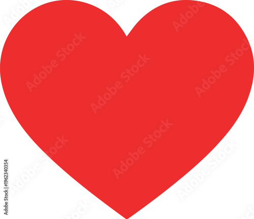 Heart symbol for cardiology and medical materials