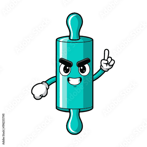 Cartoon Lip Gloss Character with Attitude.