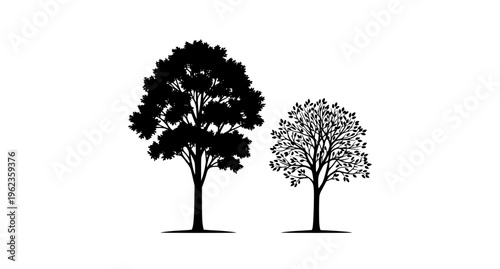 tree silhouette vector