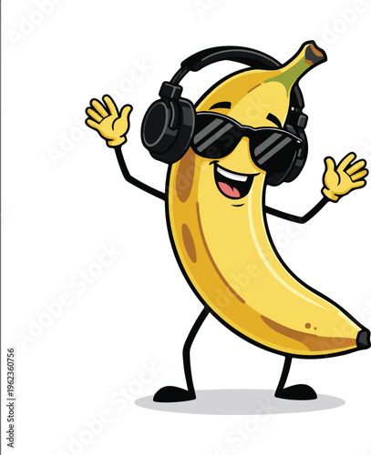 Cheerful Girl Dancing with Joy Vector Illustration