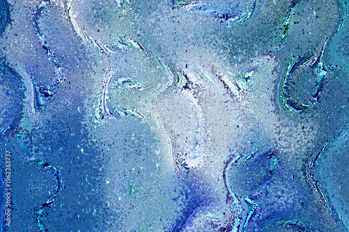 blue water drops