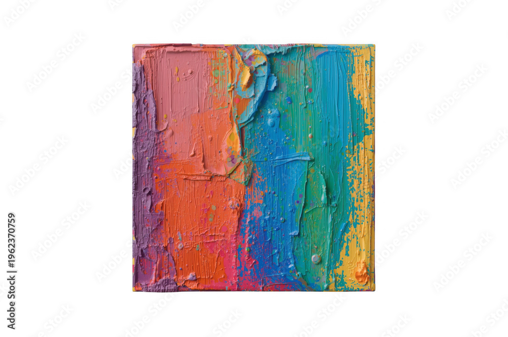 Fototapeta premium Colorful abstract oil paint texture creating creative art