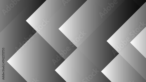 Vector Monochrome geometric shapes create abstract gradients effect and layered design feels elegant and modern