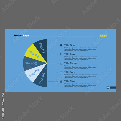 Five Sectors Diagram Slide Template