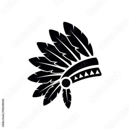 Native American Headdress Icon.