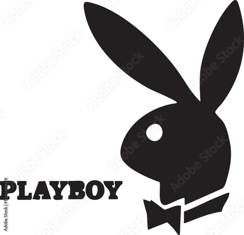 The iconic Playboy bunny logo on a white background, representing luxury and lifestyle