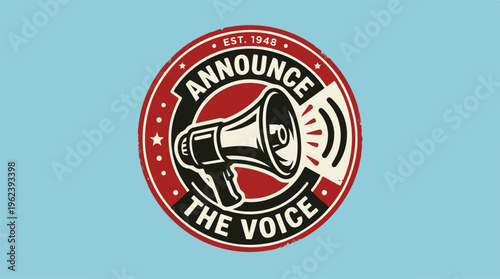 Announce the Voice - A Powerful Emblem of Communication.