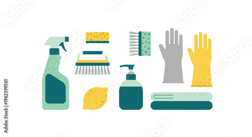 Cleaning Supplies and Equipment for Household Use.