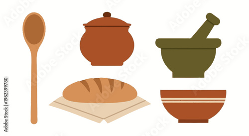 Kitchen Utensils and Cooking Essentials.