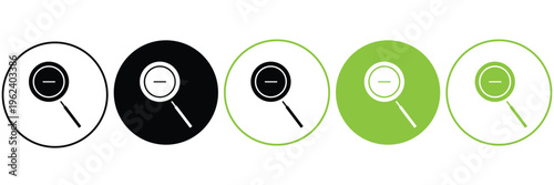 Zoom in icon vector. Logo Template illustration design.. Search icon set. zoom in and zoom out icons.with white background EPS10