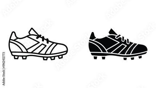 Contrast between classic and modern soccer cleats design styles