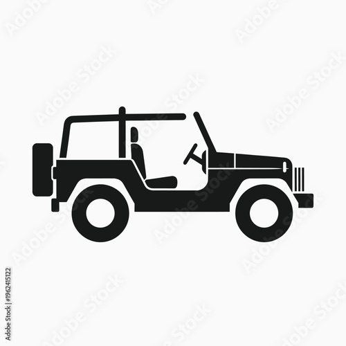 Yellow tractor vector illustration isolated on white background