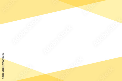 黄色の可愛い抽象フレーム背景デザイン