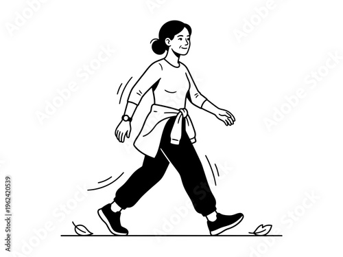 Woman carrying healthy lunch during midday office walk