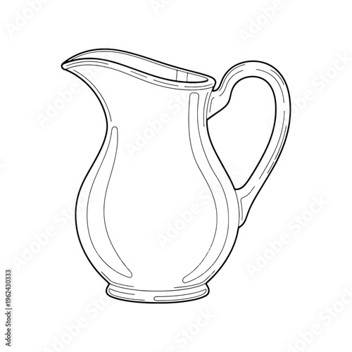 Pitcher Icon for Beverage or Kitchen Use