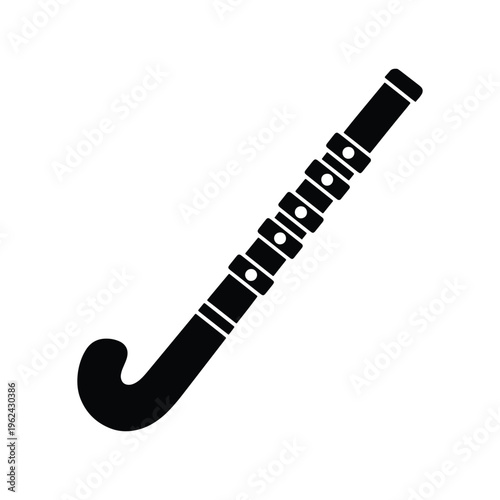 Hockey Stick Icon for Sports or Games